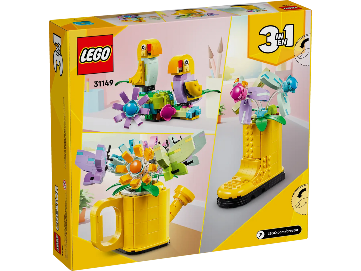 Flores en regadera - Lego