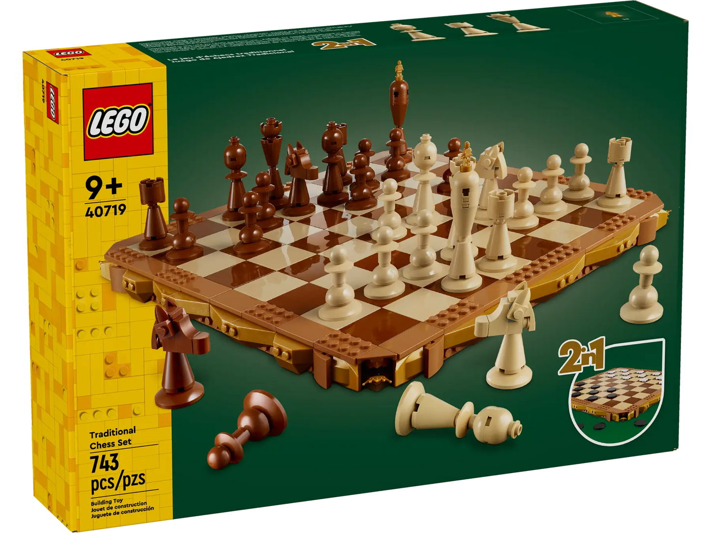Juego de Ajedrez Clásico - Lego