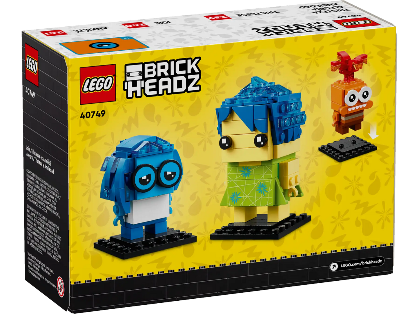 Alegría, Tristeza y Ansiedad - Lego IntensaMente 2