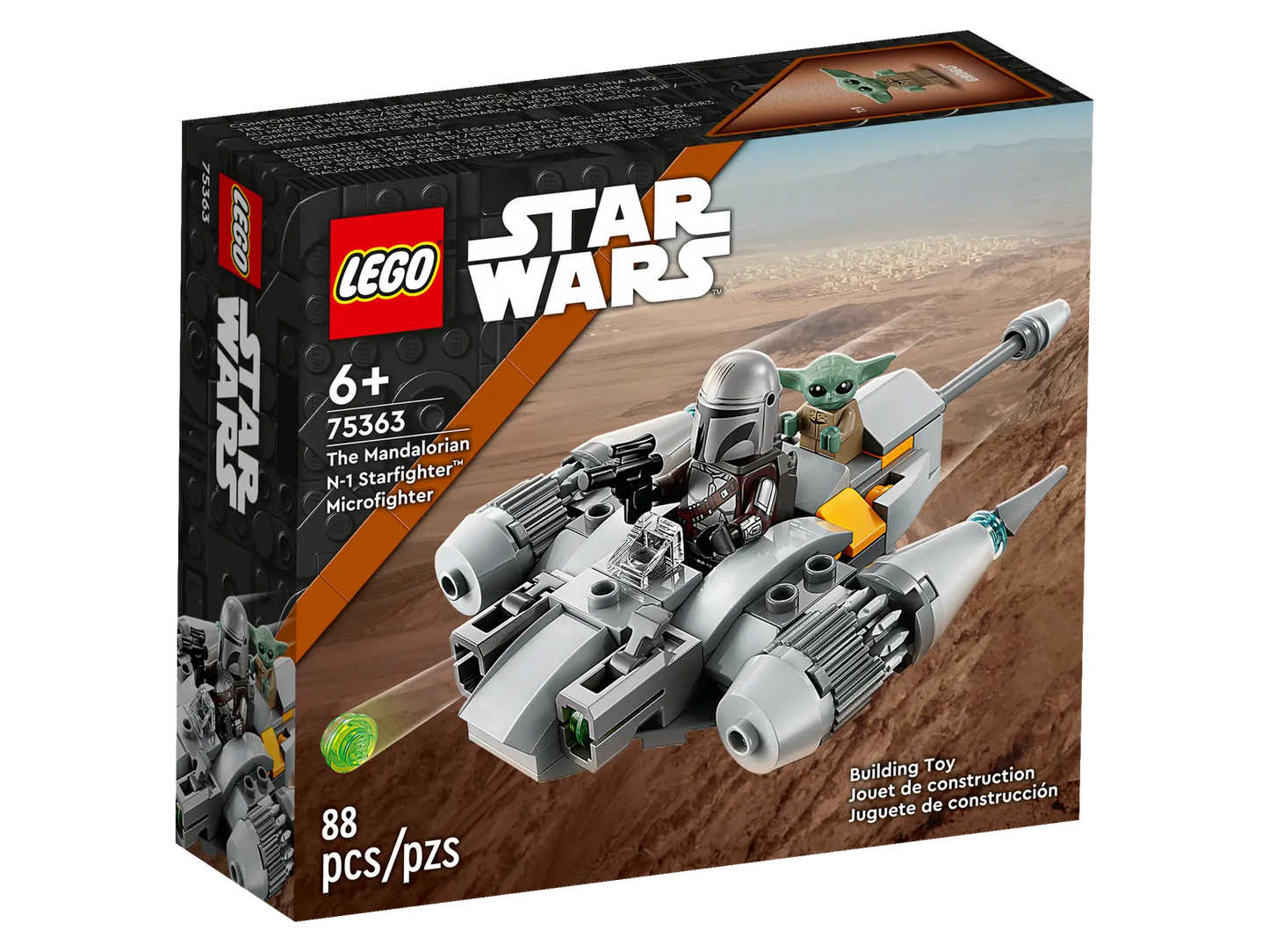 Microfighter: Caza Estelar N-1 de The Mandalorian - Lego